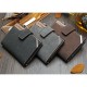 14 Card Slots Men PU Leather Vertical Tri-fold Wallet Multifunctional Leisure Card Holder 14 Card Slots Men PU Leather Vertical Tri-fold Wallet Multifunctional Leisure Card Holder