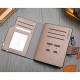 14 Card Slots Men PU Leather Vertical Tri-fold Wallet Multifunctional Leisure Card Holder