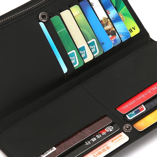 26 Card Slots Secretary Wallet Business Cool Wallet Long Purse for Men