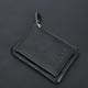 5 Card Slots Card Holder Genuine Leather Wallet Portable Casual Coin Purse For Men