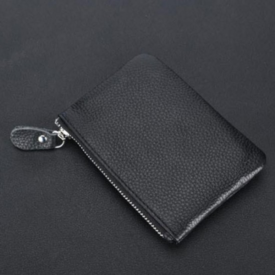 5 Card Slots Card Holder Genuine Leather Wallet Portable Casual Coin Purse For Men 5 Card Slots Card Holder Genuine Leather Wallet Portable Casual Coin Purse For Men