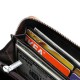 5.5 Inches Cellphone Men Genuine Leather Long Business Wallet