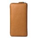 5.5 Inches Cellphone Men Genuine Leather Long Business Wallet