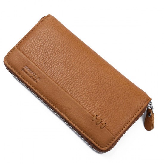 5.5 Inches Cellphone Men Genuine Leather Long Business Wallet 5.5 Inches Cellphone Men Genuine Leather Long Business Wallet