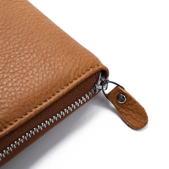5.5 Inches Cellphone Men Genuine Leather Long Business Wallet 5.5 Inches Cellphone Men Genuine Leather Long Business Wallet