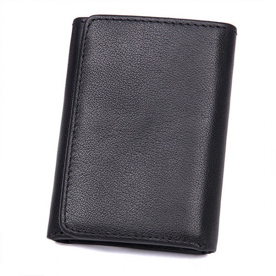 9 Card Slots Men Genuine Leather RFID Blocking Secure Wallet Minimalist Classic Card Holder 9 Card Slots Men Genuine Leather RFID Blocking Secure Wallet Minimalist Classic Card Holder