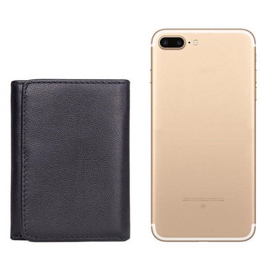 9 Card Slots Men Genuine Leather RFID Blocking Secure Wallet Minimalist Classic Card Holder 9 Card Slots Men Genuine Leather RFID Blocking Secure Wallet Minimalist Classic Card Holder