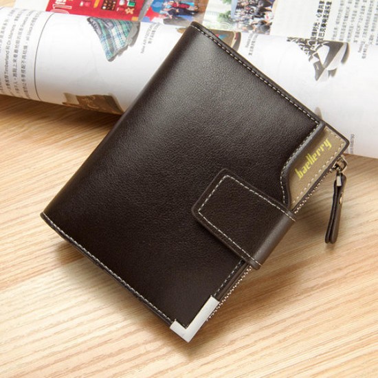 Baellerry Faux Leather Multi-function Hasp and Zipper Wallet Baellerry Faux Leather Multi-function Hasp and Zipper Wallet