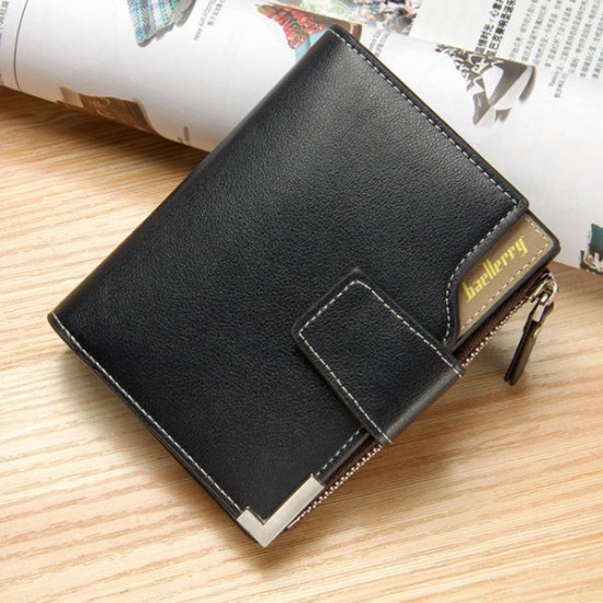 Baellerry Faux Leather Multi-function Hasp and Zipper Wallet Baellerry Faux Leather Multi-function Hasp and Zipper Wallet