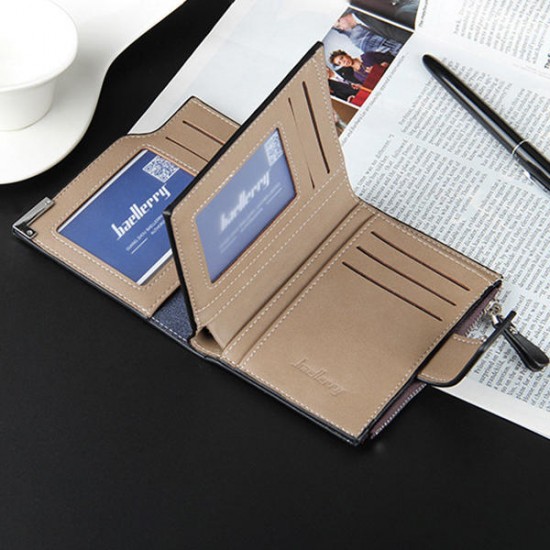 Baellerry Faux Leather Multi-function Hasp and Zipper Wallet Baellerry Faux Leather Multi-function Hasp and Zipper Wallet