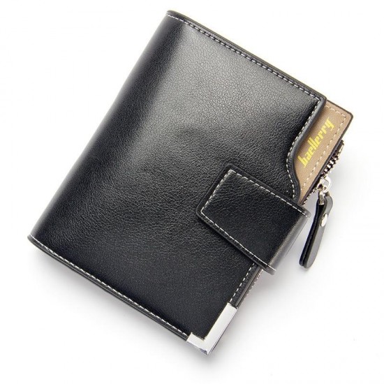 Baellerry Faux Leather Multi-function Hasp and Zipper Wallet Baellerry Faux Leather Multi-function Hasp and Zipper Wallet