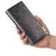 Baellerry Large Capacity Men Long Wallet Pu Leather Credit Card Holder Thin Purse