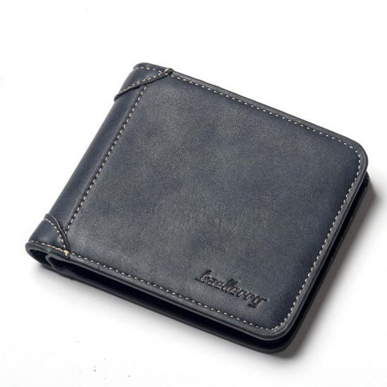 Baellerry Men Multi-Card Short Wallet Matte Leather Retro wallet Baellerry Men Multi-Card Short Wallet Matte Leather Retro wallet