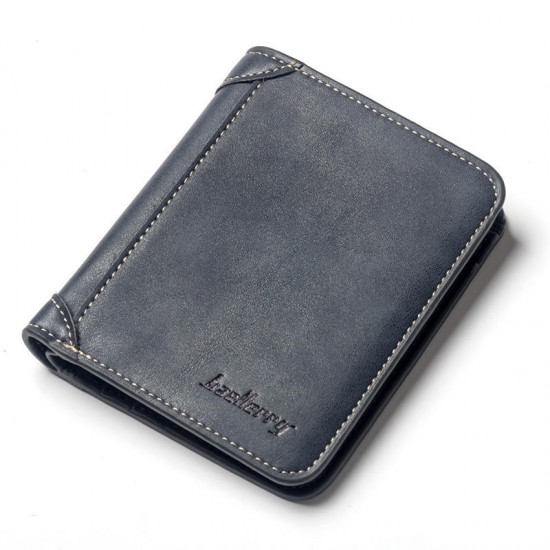 Baellerry Men Multi-Card Short Wallet Matte Leather Retro wallet Baellerry Men Multi-Card Short Wallet Matte Leather Retro wallet