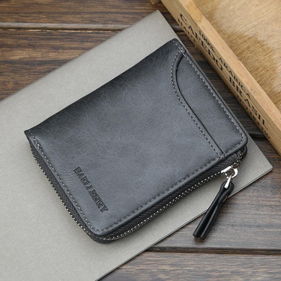 Baellerry Men Multifunctional Short Wallet Card Holder Clutches Bag