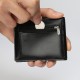 Baellerry Men Portable Credit Card Holder Vintage Money Clip Case Business ID Card Holder Wallet