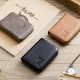 Bullcaptain Men Genuine Leather Multi-slots Card Holder Wallet Bullcaptain Men Genuine Leather Multi-slots Card Holder Wallet