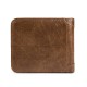 Bullcaptain Men Trifold Wallet Classic Short Thin Wallet Card Holder