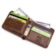 Bullcaptain Men Trifold Wallet Classic Short Thin Wallet Card Holder Bullcaptain Men Trifold Wallet Classic Short Thin Wallet Card Holder