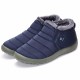 BJ Shoes Men Winter Cotton  Fur Lining Keep Warm Casual Snow Boots