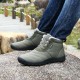 Big Size Men Down Cloth Warm Fur Lining Lace Up Boots