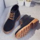 Casual Comfy Soft Genuine Leather Ankle Boots for Men