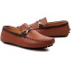 British Style Men's Boat Moccasin Leather Shoes Driving Loafer Oxfords