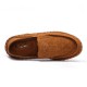 Casual Hand-made Knitted Sewing Round Toe Shoes Soft Sole Flat Driving Flats