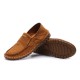 Casual Hand-made Knitted Sewing Round Toe Shoes Soft Sole Flat Driving Flats