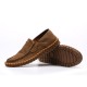 Casual Hand-made Knitted Sewing Round Toe Shoes Soft Sole Flat Driving Flats