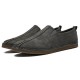 Comfortable Soft Sole Suede Leather Casual Loafers Flats for Men