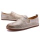 Comfy Men Casual Soft Sole Genuine Leather Flats Loafers