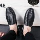 Comfy Wear Resistance Outsole Flat Loafers Driving Shoes