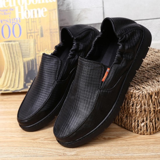 Elastic Band Shoes Soft Arch Sole Casual Loafers