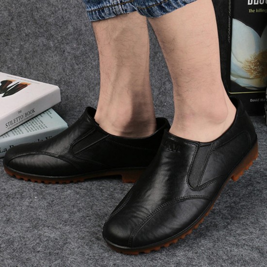 Men Casual Waterproof Flats Slip On Soft Loafers Kitchen Working Shoes