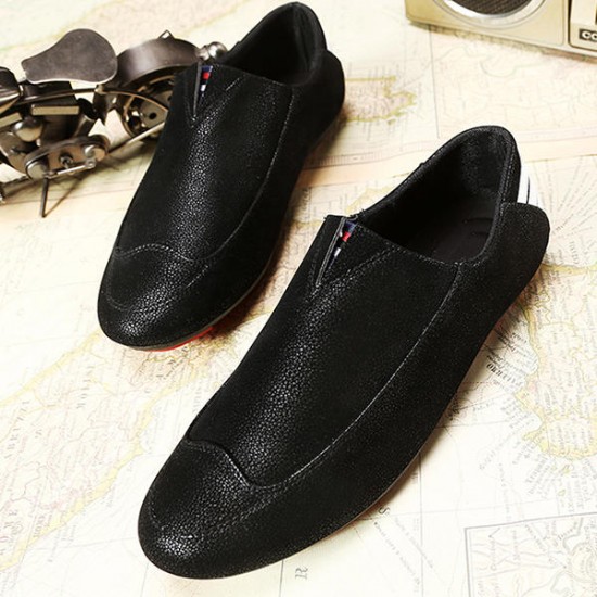 Men Shoes Flats Comfortable Soft Breathable Casual Outdoor Slip On Flats Loafers Shoes