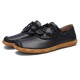 Business Shoes Men Casual Low Top Oxfords In Leather