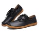 Business Shoes Men Casual Low Top Oxfords In Leather