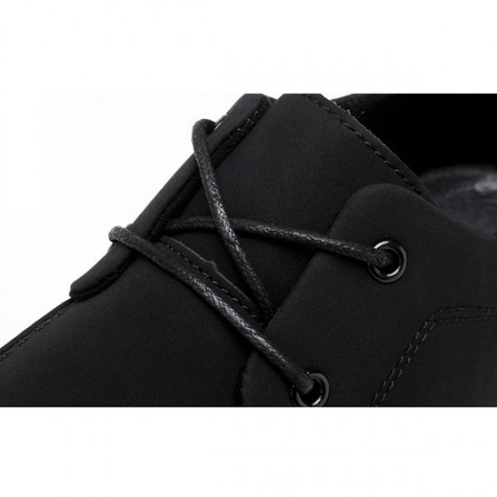 Comfy Men Soft Suede Leather Casual Oxfords Lace Up Shoes