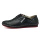 Hand Stitching Casual Soft Sole Flat Oxfords for Men