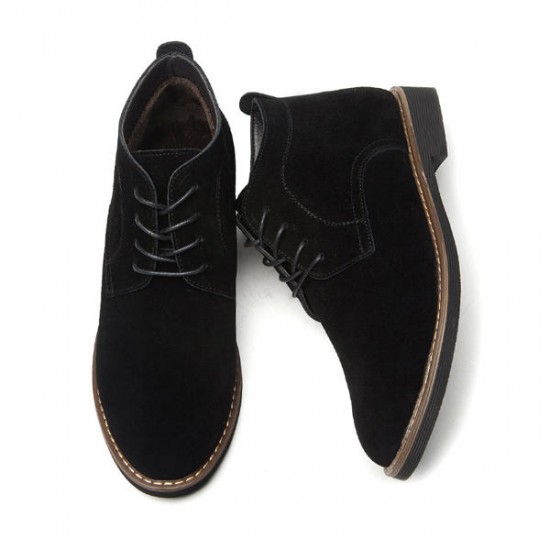 Lace Up Soft Leather Business Round Toe Oxfords Formal Shoes