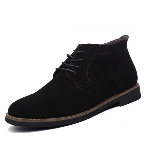 Lace Up Soft Leather Business Round Toe Oxfords Formal Shoes