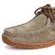Men Anti Collision Toe Moc Toe Stitching Suede Leather Soft Sole Oxfords
