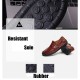 Men Genuine Leather Hand Stitching Casual Business Oxfords