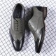 Men Soft Brogue Carved Business Casual Oxfords
