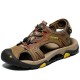 Cowhide Elastic Band Buffer Soles Outdoor Casual Sandals