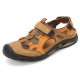 Genuine Leather Breathable Mesh Hollow Outdoor Hiking Sandals