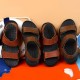 Large Size Men Comfy Breathable Genuine Leather Hook Loop Sandals Shoes