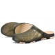 Men Antiskid Hollow Out Sandals Breathable Slip-on Beach Slippers