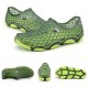 Men Beach Sandals Flat Outdoor Slip On Hollow Out Shoes